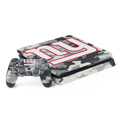 NFL New York Giants Camo PS4 Slim Bundle Skin